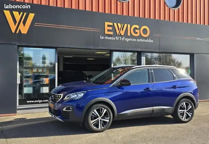 Bleu Utilisé 2019 Peugeot 3008 Allure Monospace | 16 490 € (Super prix) - Image 1/4