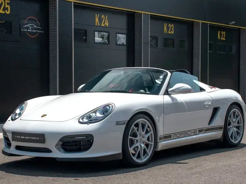Blanc Utilisé 2011 Porsche Boxster Spyder Cabriolet | 78 400 € - Image 1/4