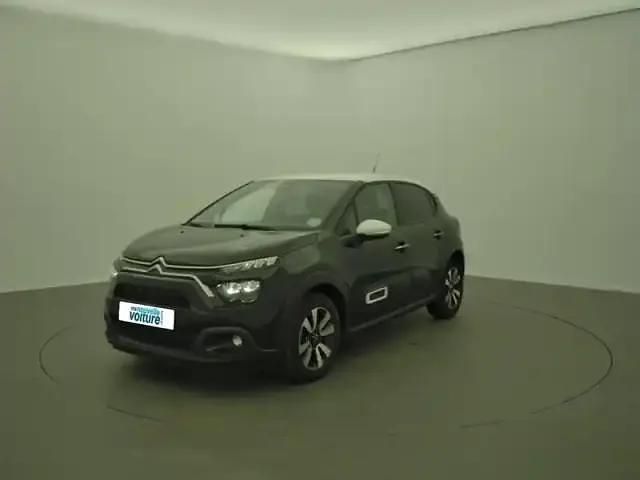 Noir perla nera Occasion 2025 Citroën C3 PureTech Berline | 13 999 € (Prix juste) - Image 1/4