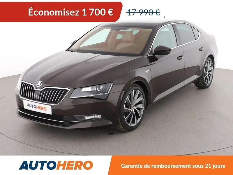 Brun Utilisé 2017 Skoda Superb LAURIN & KLEMENT Berline | 15 890 € (Bon prix) - Image 1/2
