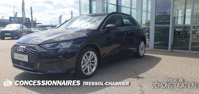 Noir Utilisé 2022 Audi A3 Sportback Design Berline | 26 999 € - Image 1/3