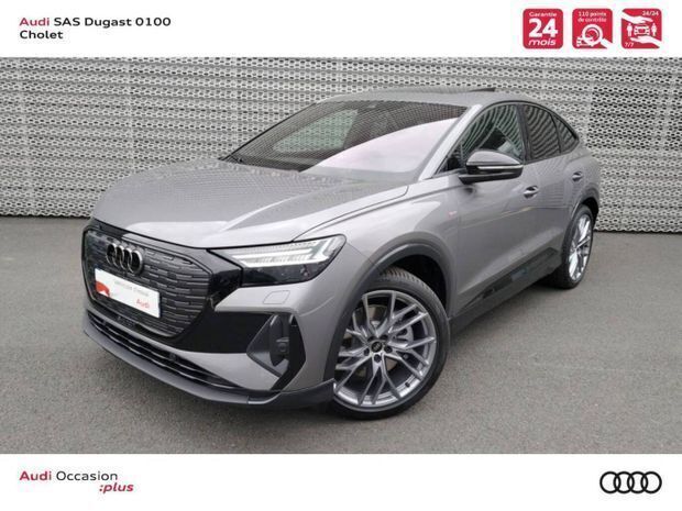 Gris Utilisé 2024 Audi Q4 e-tron S-Line SUV | 67 315 € - Image 1/4