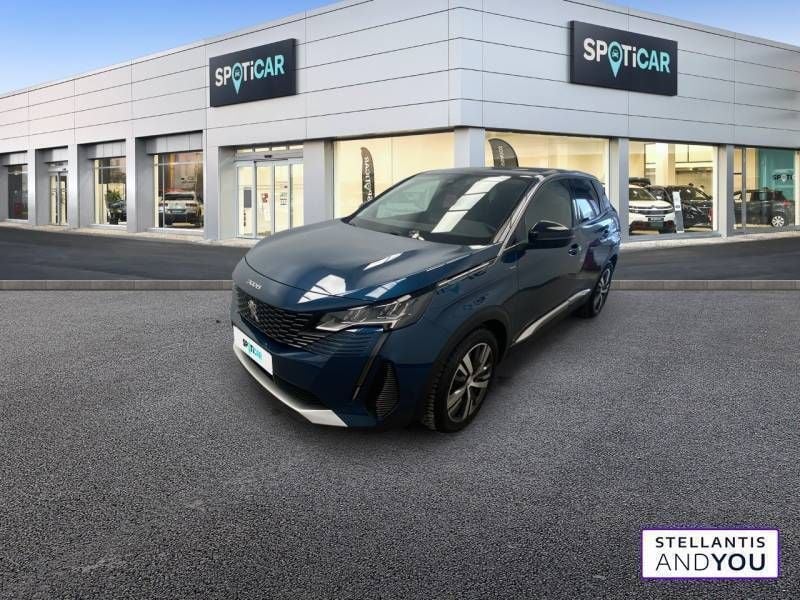 Bleu Utilisé 2022 Peugeot 3008 Allure | 25 990 € (Prix juste) - Image 1/3