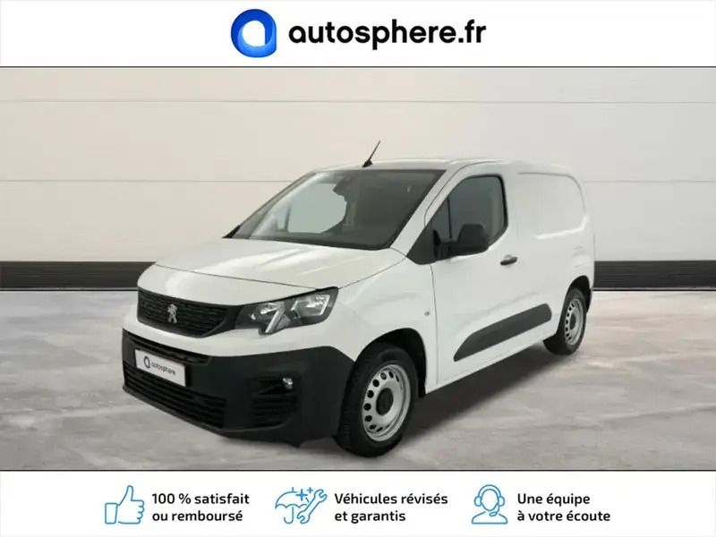 Blanc Utilisé 2021 Peugeot Partner S Monospace | 14 499 € - Image 1/4