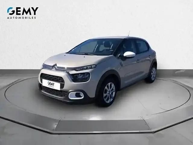Beige Utilisé 2021 Citroën C3 PureTech Citadine | 10 940 € (Prix juste) - Image 1/4