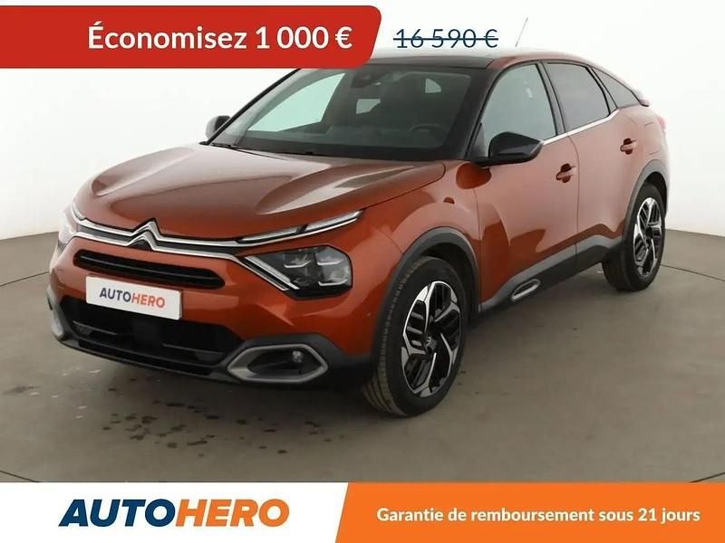 Brun Occasion 2021 Citroën C4 PureTech Berline | 15 590 € (Bon prix) - Image 1/2