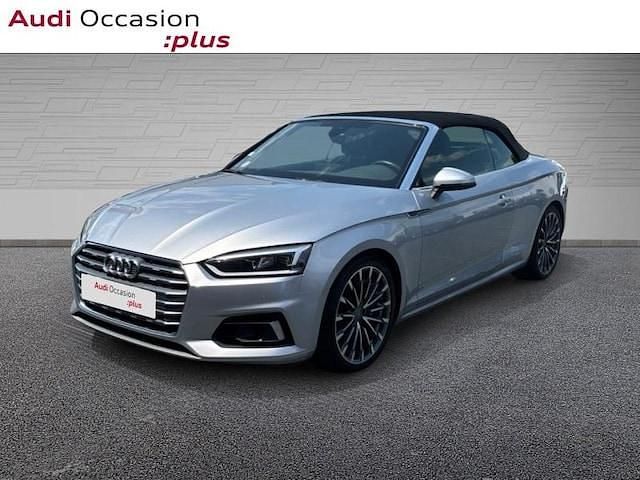 Argent fleuret métallisé Utilisé 2018 Audi A5 Cabriolet Sport Cabriolet | 36 900 € - Image 1/4