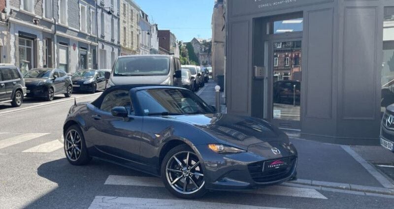 Gris Utilisé 2015 Mazda MX5 Cabriolet | 19 990 € (Bon prix) - Image 1/4