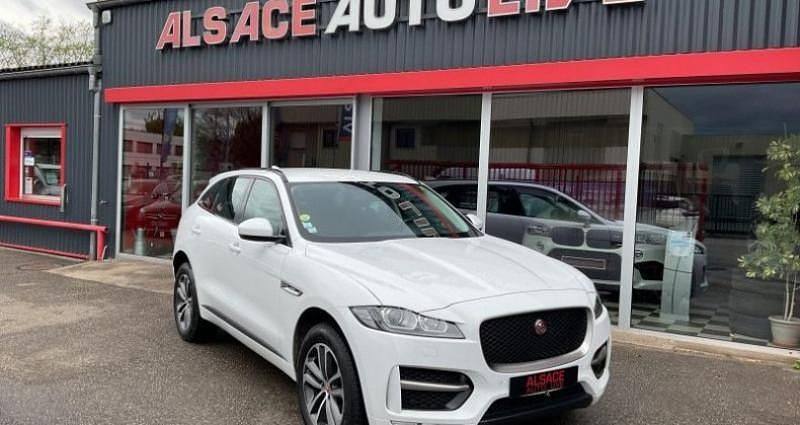 Blanc Utilisé 2018 Jaguar F-Pace R-Sport SUV | 20 990 € (Prix juste) - Image 1/4