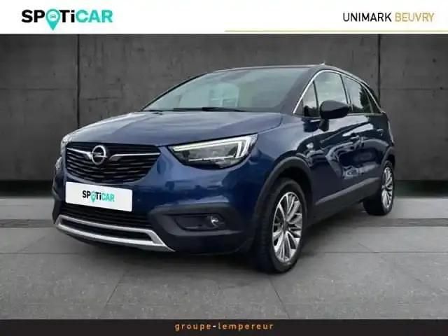 Bleu nautic/toit noir diamant Occasion 2020 Opel Crossland X SUV | 12 990 € (Prix juste) - Image 1/4