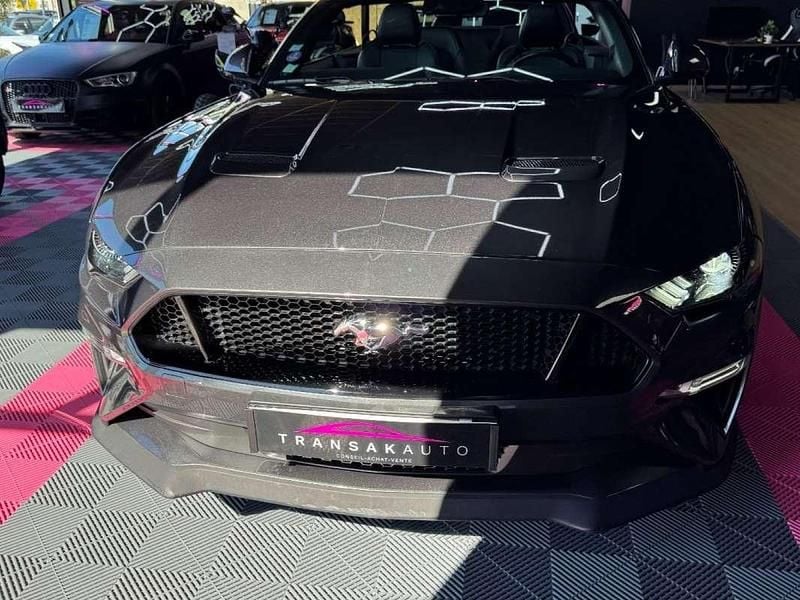 Occasion Ford Mustang GT Convertible 451 ch (331 kW) 2018 Gris Cabriolet