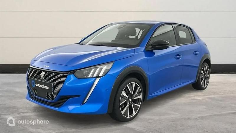 Bleu Utilisé 2021 Peugeot 208 GT Citadine | 14 799 € (Prix juste) - Image 1/4
