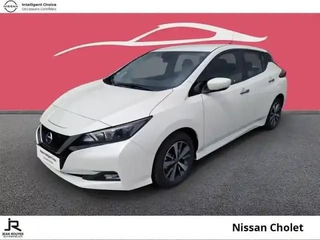 Blanc Utilisé 2021 Nissan Leaf Acenta Citadine | 11 990 € (Super prix) - Image 1/4
