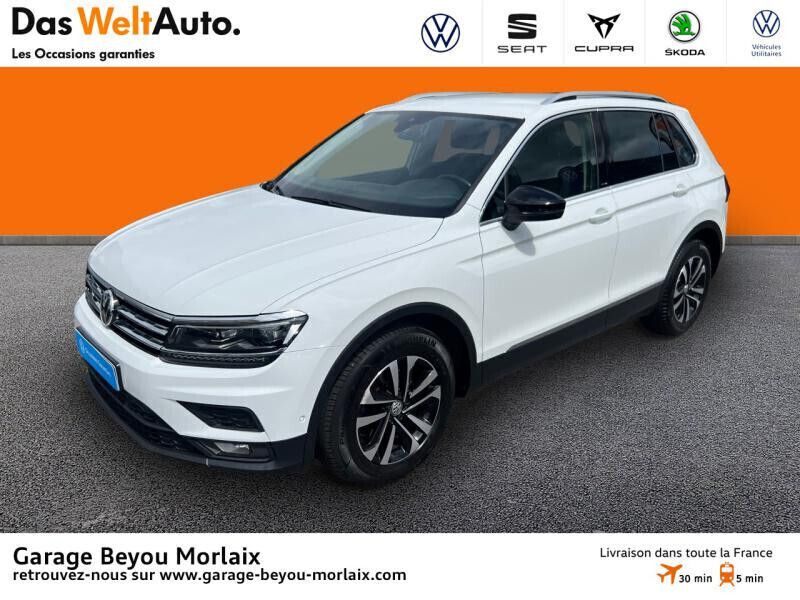 Blanc Utilisé 2019 VW Tiguan IQ Drive SUV | 23 990 € (Prix juste) - Image 1/4