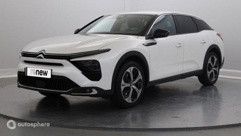 Blanc Utilisé 2023 Citroën C5 X Feel SUV | 23 999 € (Super prix) - Image 1/4