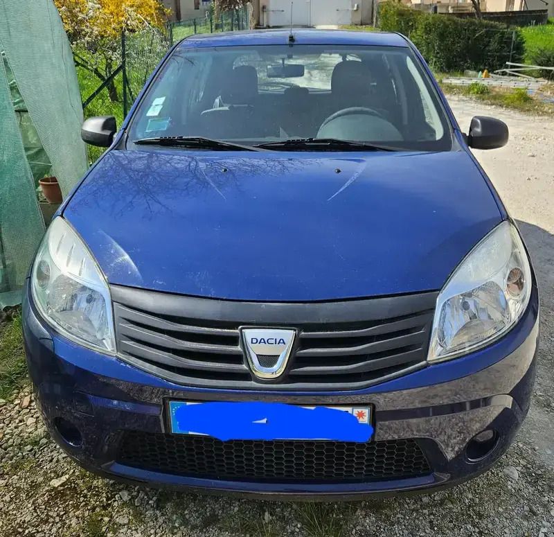 Bleu Utilisé 2009 Dacia Sandero Citadine | 4 100 € (Prix juste) - Image 1/4