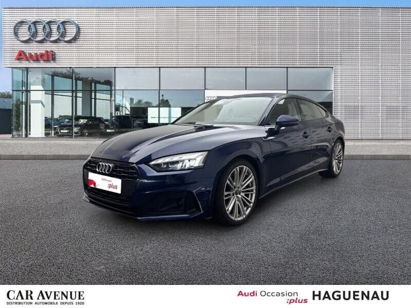 Bleu navarre métallisé Utilisé 2021 Audi A5 Sportback Sport Berline | 29 989 € (Super prix) - Image 1/4