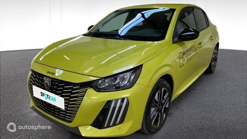 Jaune Utilisé 2024 Peugeot e-208 Allure Citadine | 29 900 € - Image 1/4