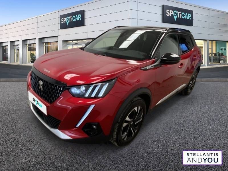 Rouge Utilisé 2020 Peugeot 2008 GT-line SUV | 14 690 € (Prix assez cher) - Image 1/3