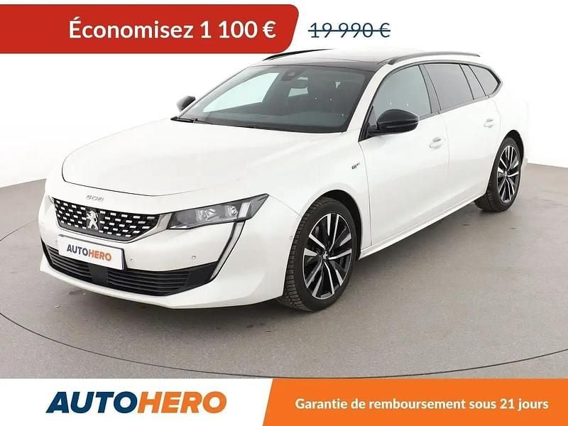 Blanc Occasion 2020 Peugeot 508 GT Break | 18 890 € (Prix juste) - Image 1/2
