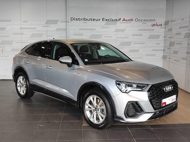 Argent fleuret métallisé Utilisé 2021 Audi Q3 Sportback SUV | 37 990 € - Image 1/4