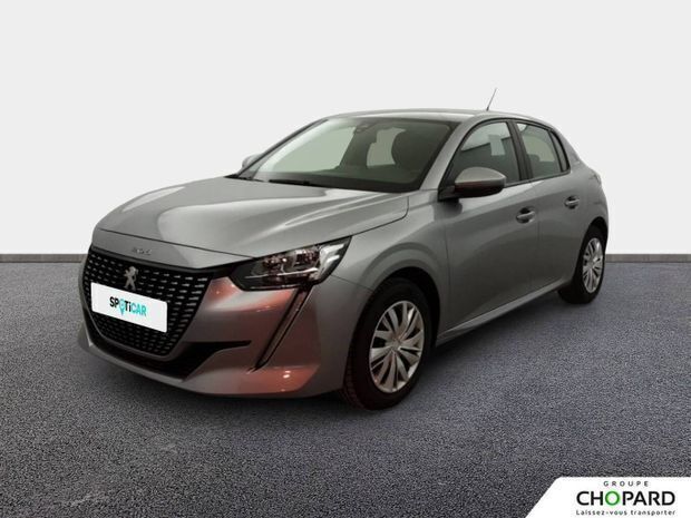 Gris Utilisé 2021 Peugeot 208 Active Citadine | 11 490 € (Prix juste) - Image 1/4