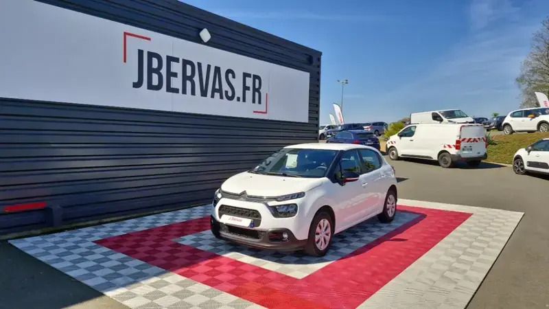 Blanc Utilisé 2022 Citroën C3 Business Class Citadine | 9 490 € (Bon prix) - Image 1/4