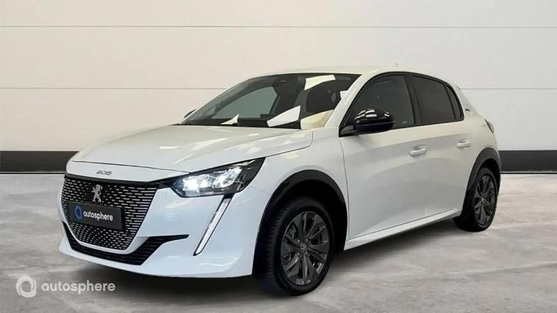 Blanc Utilisé 2022 Peugeot e-208 Style Citadine | 15 999 € (Prix juste) - Image 1/4