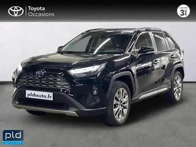 Noir attitude métallisé Occasion 2023 Toyota RAV4 Hybrid Lounge SUV | 38 990 € (Prix juste) - Image 1/4