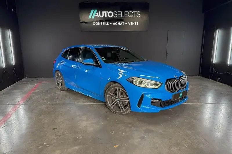 Bleu Utilisé 2019 BMW 120 M Sport Citadine | 26 990 € (Prix juste) - Image 1/4