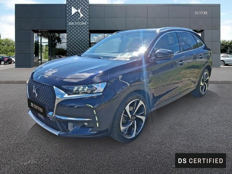 Bleu Utilisé 2021 DS Automobiles DS7 Crossback Grand Chic SUV | 22 490 € (Prix juste) - Image 1/4