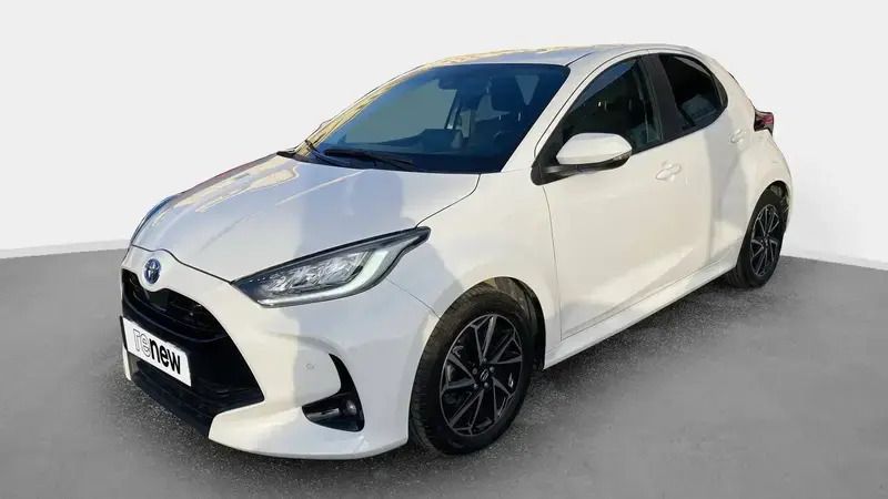 Blanc Utilisé 2022 Toyota Yaris Hybrid Citadine | 17 999 € (Bon prix) - Image 1/4