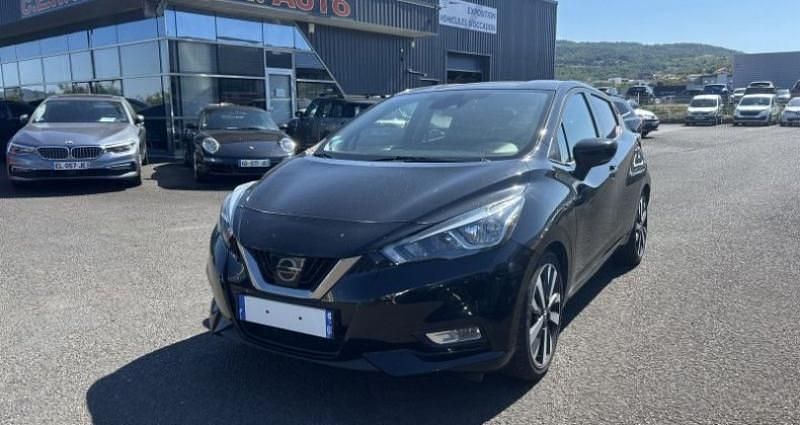 Noir Utilisé 2018 Nissan Micra Tekna Citadine | 10 990 € (Super prix) - Image 1/4