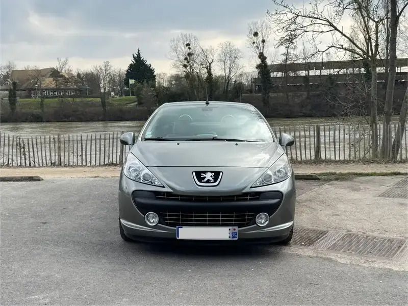 Gris Utilisé 2008 Peugeot 207 CC Sport Cabriolet | 8 500 € (Prix cher) - Image 1/4