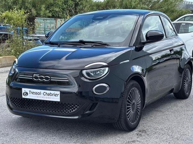 Noir Utilisé 2022 Fiat 500e Citadine | 14 590 € (Bon prix) - Image 1/4