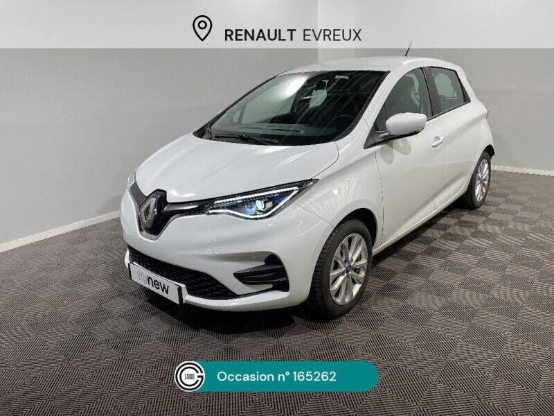 Blanc Utilisé 2020 Renault Zoe Zen Citadine | 14 460 € (Prix cher) - Image 1/4