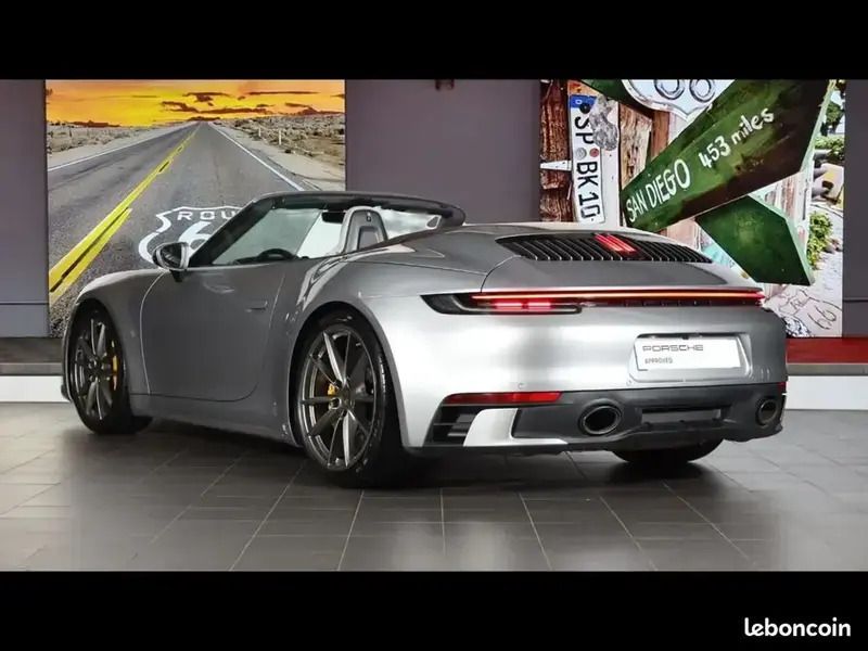 Occasion Porsche 992 450 ch (330 kW) 2019 Gris Cabriolet