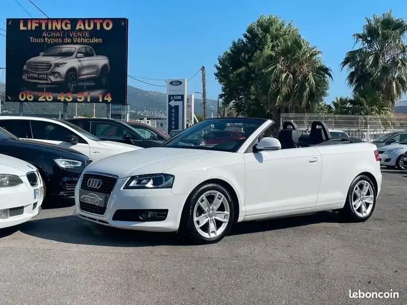Blanc Utilisé 2010 Audi A3 Cabriolet Ambition Cabriolet | 10 990 € - Image 1/4