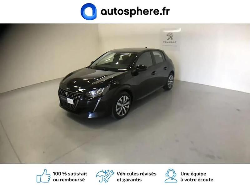 Noir Utilisé 2020 Peugeot 208 Active Citadine | 18 280 € (Prix cher) - Image 1/4