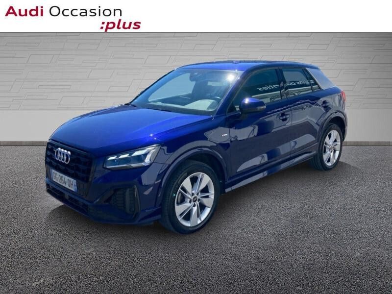 Bleu Utilisé 2022 Audi Q2 S-Line SUV | 28 995 € (Prix juste) - Image 1/4