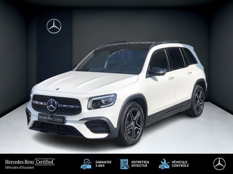 Blanc Utilisé 2021 Mercedes GLB200 AMG line SUV | 37 890 € (Prix juste) - Image 1/3