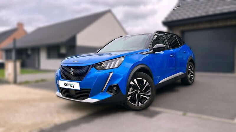 Bleu Utilisé 2020 Peugeot e-2008 GT-line SUV | 15 390 € (Super prix) - Image 1/4