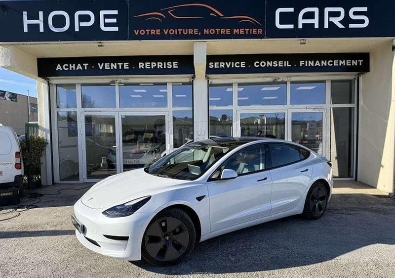 Occasion Tesla Model 3 Standard Range 202 kW (276 ch) 2021 Blanc Berline