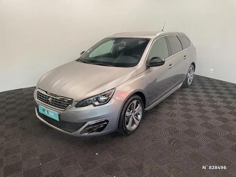 Gris Utilisé 2016 Peugeot 308 GT-line Break | 9 480 € (Prix cher) - Image 1/4