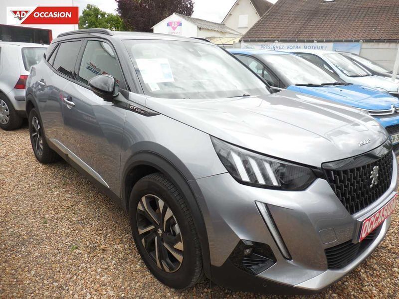 Gris Utilisé 2020 Peugeot 2008 GT-line SUV | 24 980 € - Image 1/4