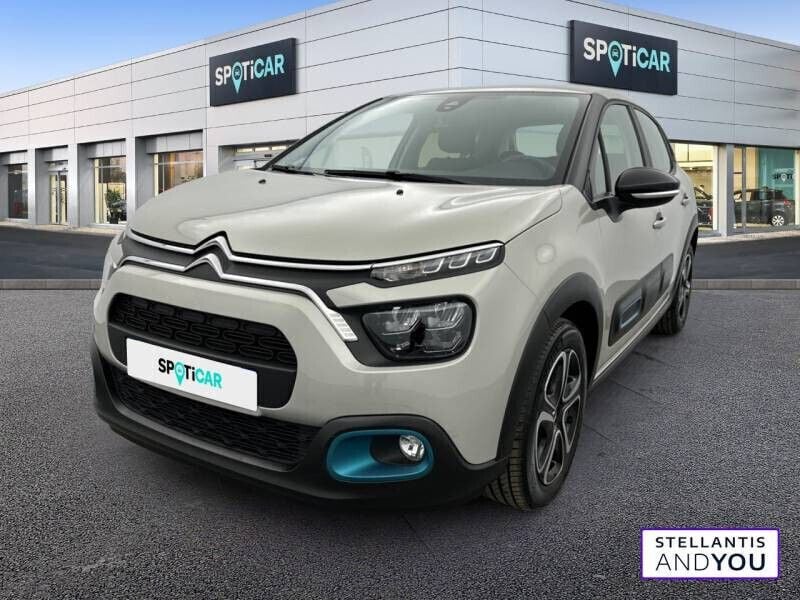 Beige Utilisé 2022 Citroën C3 Feel Citadine | 10 490 € (Bon prix) - Image 1/4