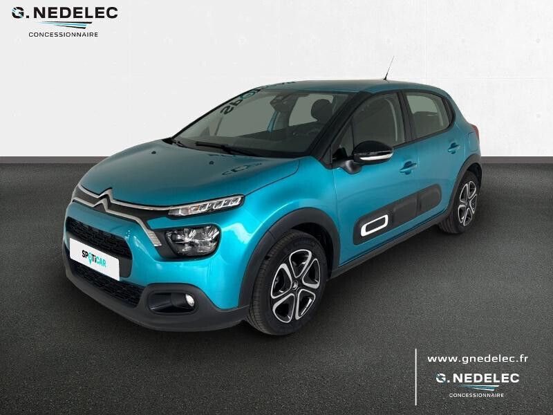 Bleue Utilisé 2022 Citroën C3 Feel Citadine | 18 980 € - Image 1/4