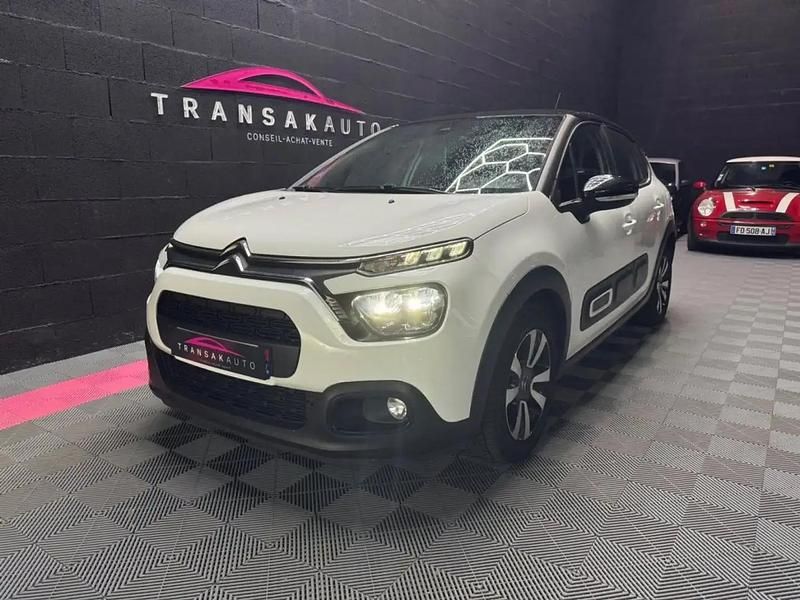 Blanc Utilisé 2021 Citroën C3 Feel Citadine | 7 990 € (Super prix) - Image 1/4