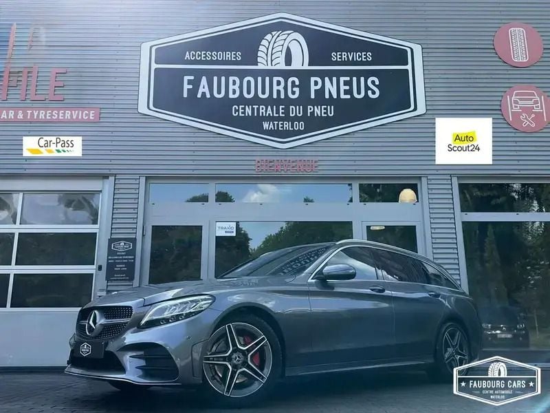 Gris Utilisé 2019 Mercedes C180 AMG Break | 22 490 € (Prix juste) - Image 1/4