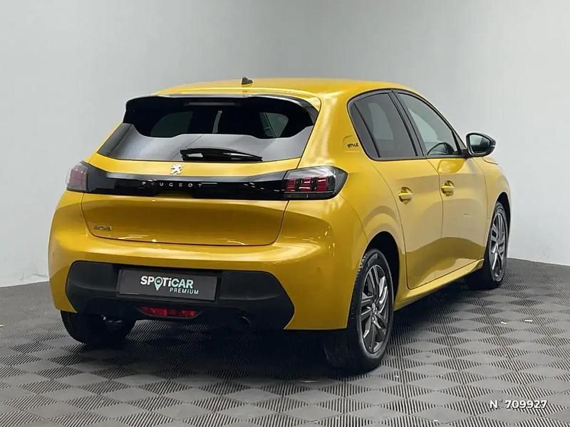 Occasion Peugeot 208 Style 100 ch (73 kW) 2022 Jaune Citadine